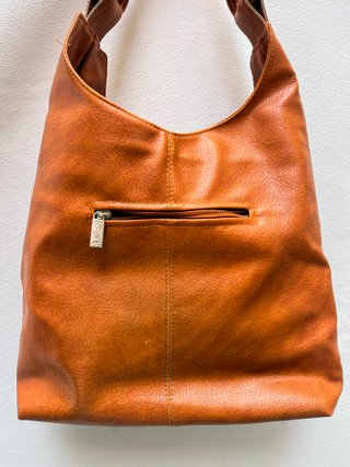 Bolso de piel estampado multicolor