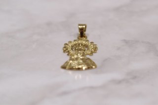COLGANTE VIRGEN DEL PILAR, ORO 18K/1.8g