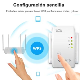 Repetidor WiFi NETVIP 300Mbps Amplificador Señal