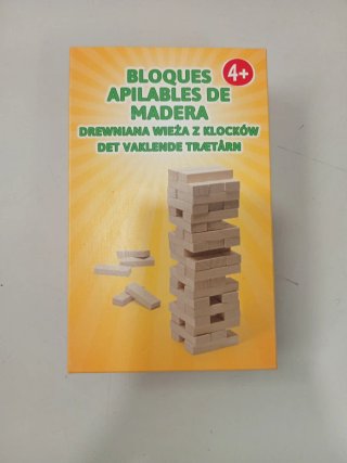 Juego Bloques Madera Apilables 4+