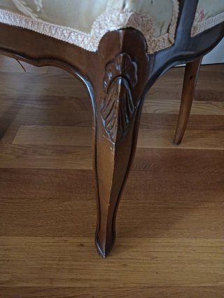 Silla Luis XVI Rattan y Madera