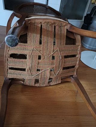 Silla Luis XVI Rattan y Madera