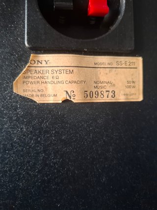 Equipo de música Sony