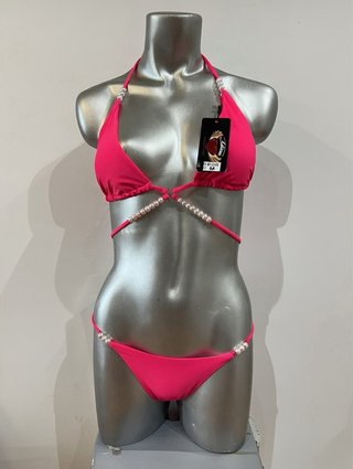 Bikini Rosa Perlas Talla M