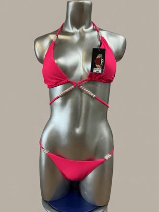 Bikini Rosa Perlas Talla M