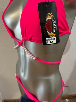 Bikini Rosa Perlas Talla M