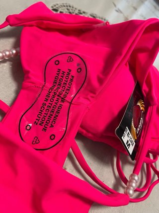 Bikini Rosa Perlas Talla M