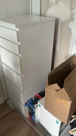 Cómoda MALM IKEA 6 cajones blanca