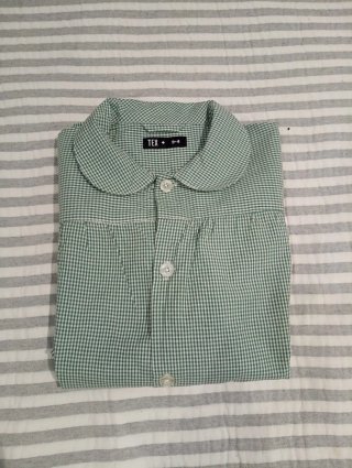 Mandilón niño talla 3-4 Tex verde