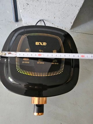 Freidora de aire negra 3L