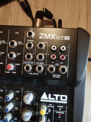 Mixer audio ALTO ZMX122FX