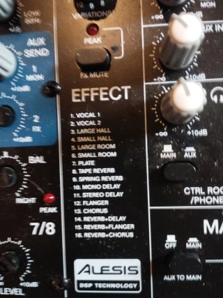 Mixer audio ALTO ZMX122FX