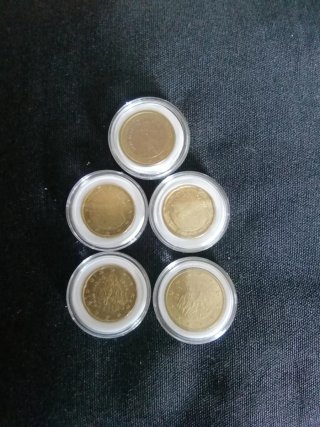 Set 5 Monete Euro (1, 20, 50 Cent) San Marino