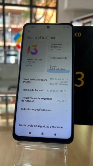 Xiaomi Poco X3 NFC 128GB Gris