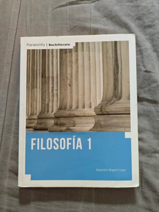 Libro filosofía 1 bachillerato paraninfo