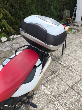 Maleta Givi V47 y soporte metalico Givi BMW F800GS