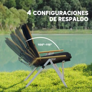 Sillas Camping Plegables - 2 unidades