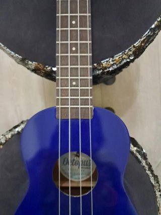 Ukelele azul para niños