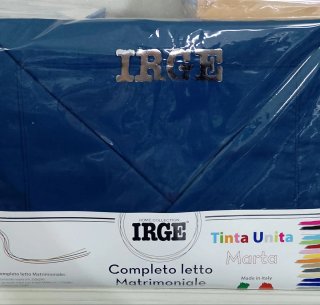 Completo letto matrimoniale IRGE Tinta Unita