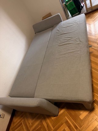 Sofá Cama Gris Tela