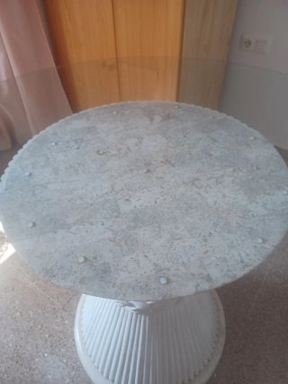 Mesa redonda cristal