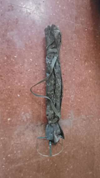 Puesto de caza camuflaje