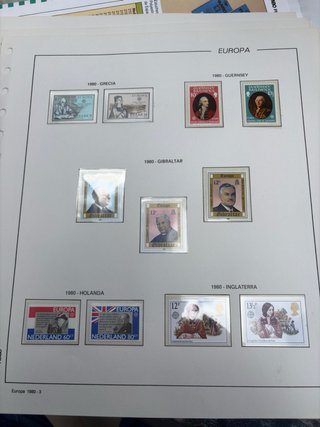 Sellos tema Europa 1980