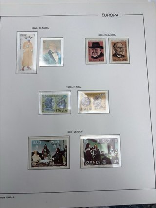 Sellos tema Europa 1980