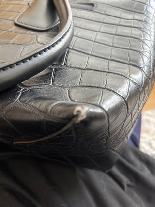 Bolso Stradivarius efecto cocodrilo