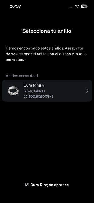 OURA Ring 4 Anillo Inteligente#017845