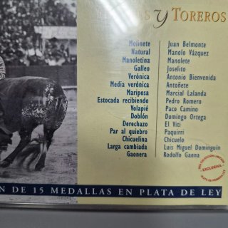 Colección 14 Monedas Plata Toreros