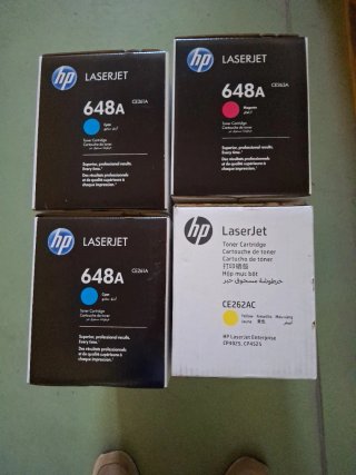 Toner HP 648A Cyan, Magenta, Yellow