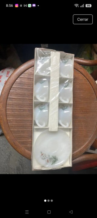 Juego de café  vajilla Arcopal Flor de Margaritas