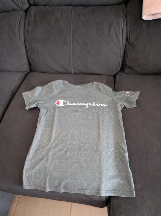 Camiseta Champion niño gris