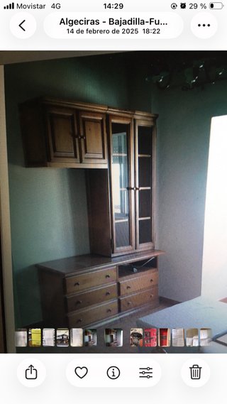 Mueble de salón comedor de madera