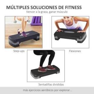 Step para Fitness Stepper Aerobico antiscivolo