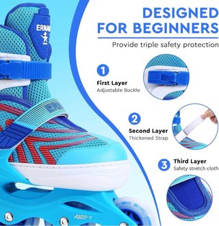 Patines en línea ajustables para niños 28/33