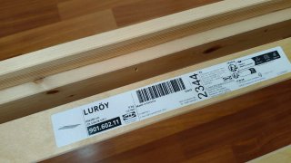 Cama madera + colchón Ikea 90x200