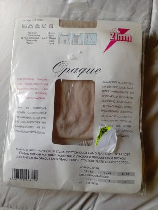 Medias  Zimmm M 38-42 Lycra nuevas