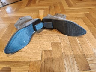 Botines vaqueros mujer grises