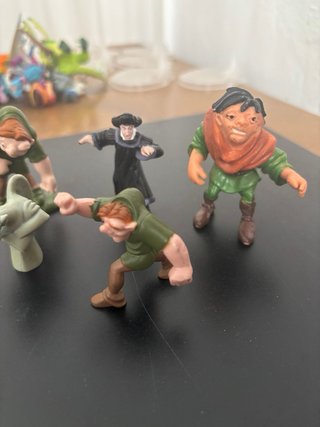 Lote 5 figuras PVC Disney El Jorobado