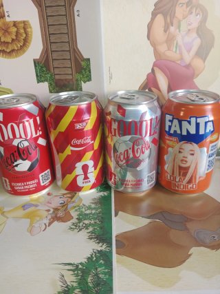 4 Latas Coca-Cola y Fanta Collezione Spagna