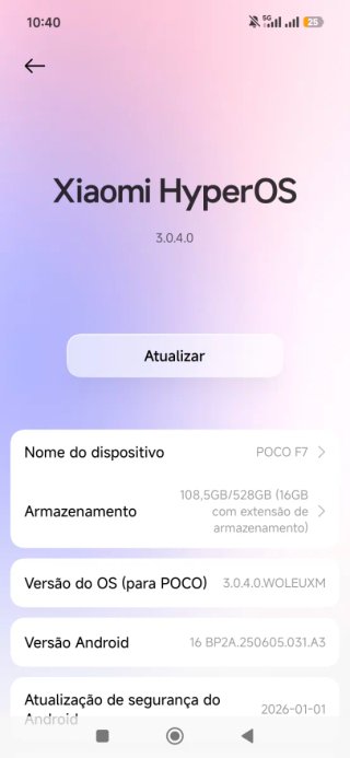 Xiaomi Poco F7 512GB Branco