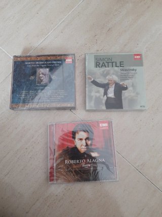 Lote 3 CD di Musica Classica: Argerich, Rattle, Alagn