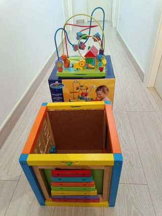 Cubo Multi-actividades de Madera