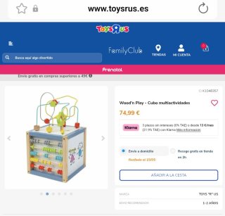 Cubo Multi-actividades de Madera