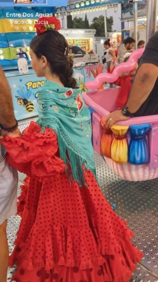 Traje de gitana hecho a medida