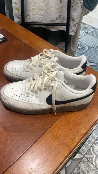Zapatillas Nike Air Force 1 Beige/Blanco