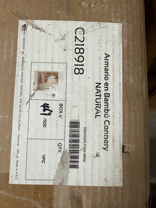 Armario bambú Connery SKLUM Nuevo en la caja