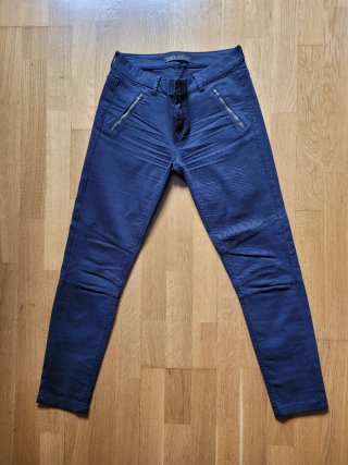 Vaqueros Zara Negro Mujer